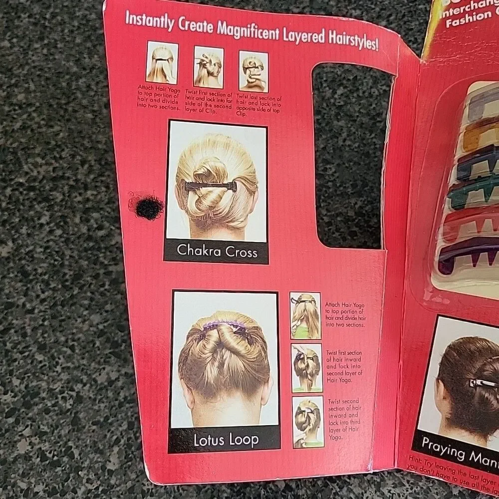 Y2K 2001 HAIRAGAMI Hair‎ Yoga Hair Layering System Fashion Clips As Seen on TV